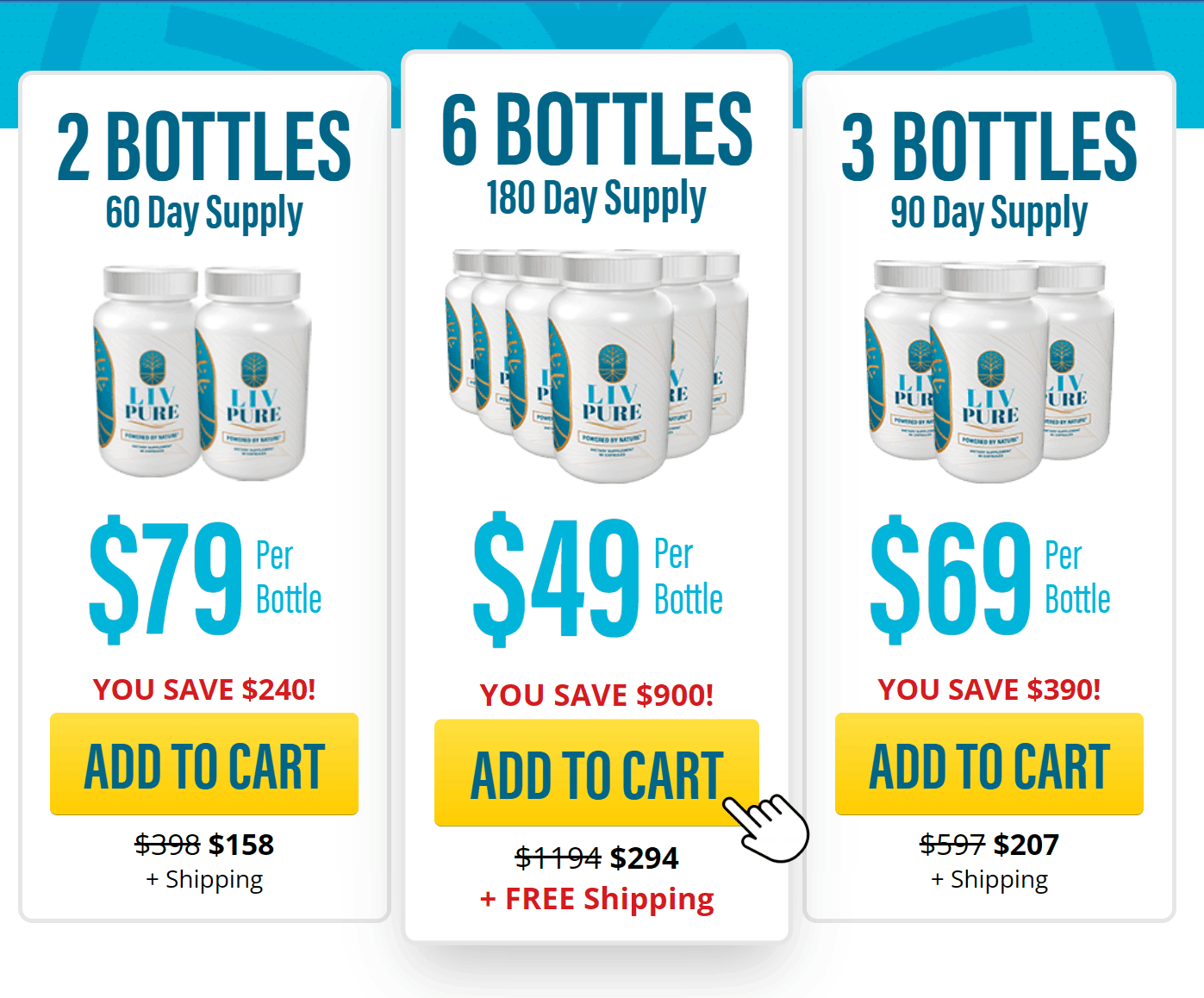 Liv Pure offer banner